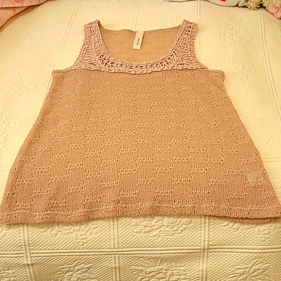Crocheted Sleeveless Top - Picture 1 of 5